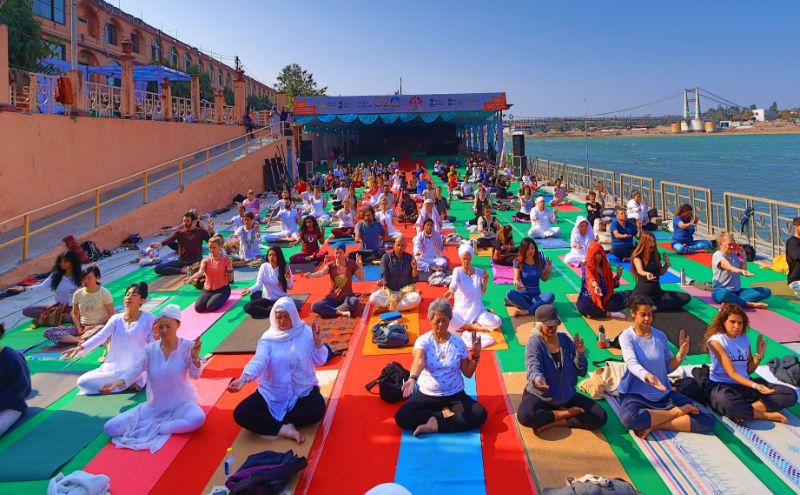 Day 2 of the International Yoga Festival at Parmarth Niketan, Rishikesh –  International Yoga Festival